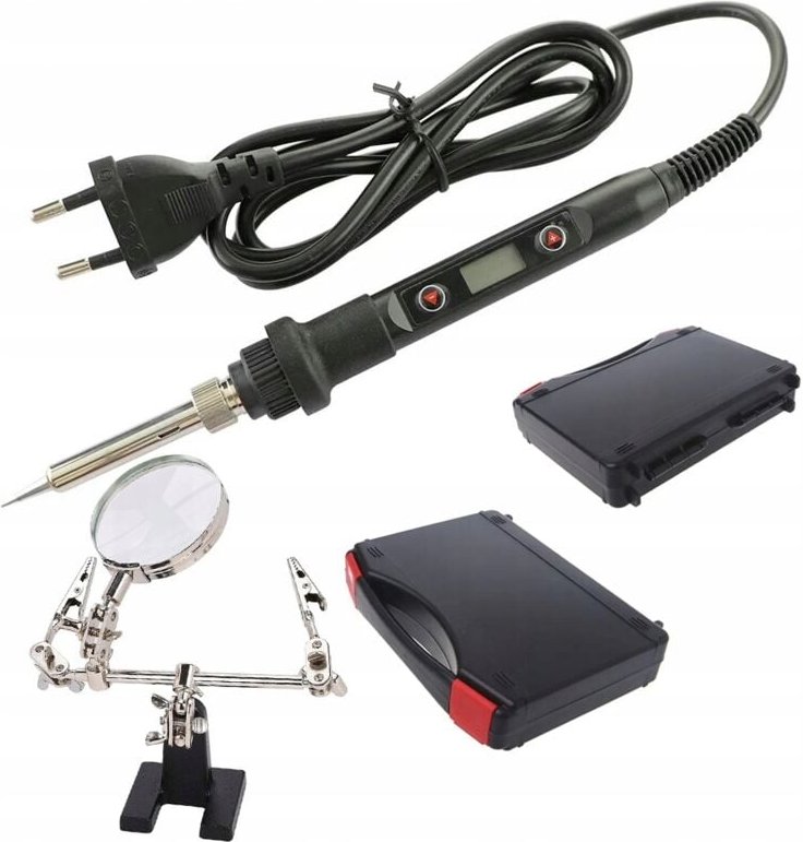 Rosfix Set Electric S OC80W – Präzisions-Lötkolben mit Display & Temperaturregelung 180–500 °C ESD-Schutz, 80 W, 230 V D...