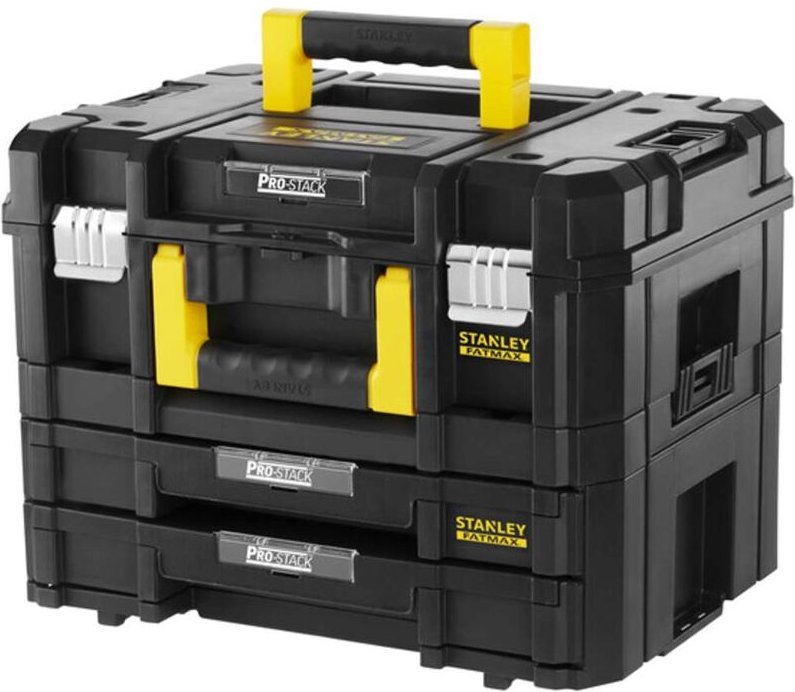 Stanley - Kit Case + Koffer 2 Schubladen Tstak-Fatmax 21,5 l - 44 x 33,17 x 32,6 cm - FMST1-71981