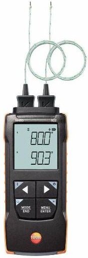 2-Wege-Thermometer für TC Typ K mit App-Anschluss 922 - TESTO - 0563 3163