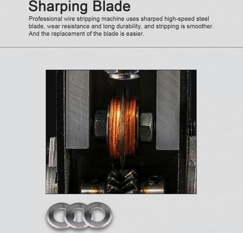 Tragbarer Abisolierer für den Heimgebrauch, Eisenrahmen, Klingen aus Hochgeschwindigkeitsstahl, manuelles Werkzeug zum A...