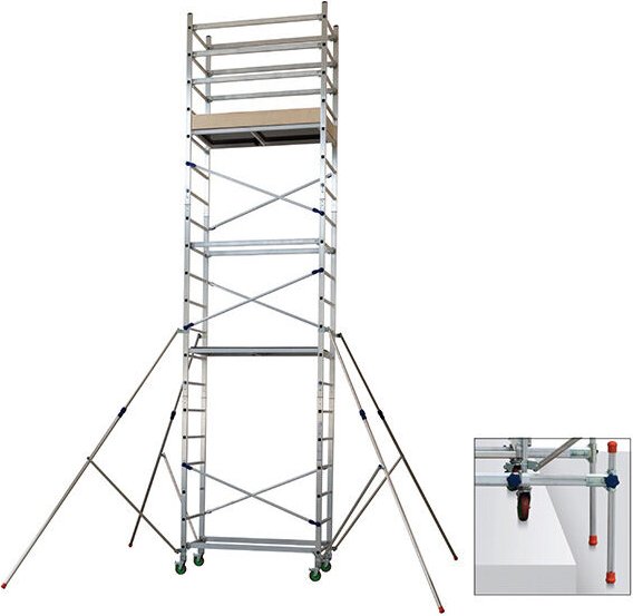 Matisère - Fahrbare Podesttreppe - Maximale Arbeitshöhe 6.90m - AL620/ALT-LIV