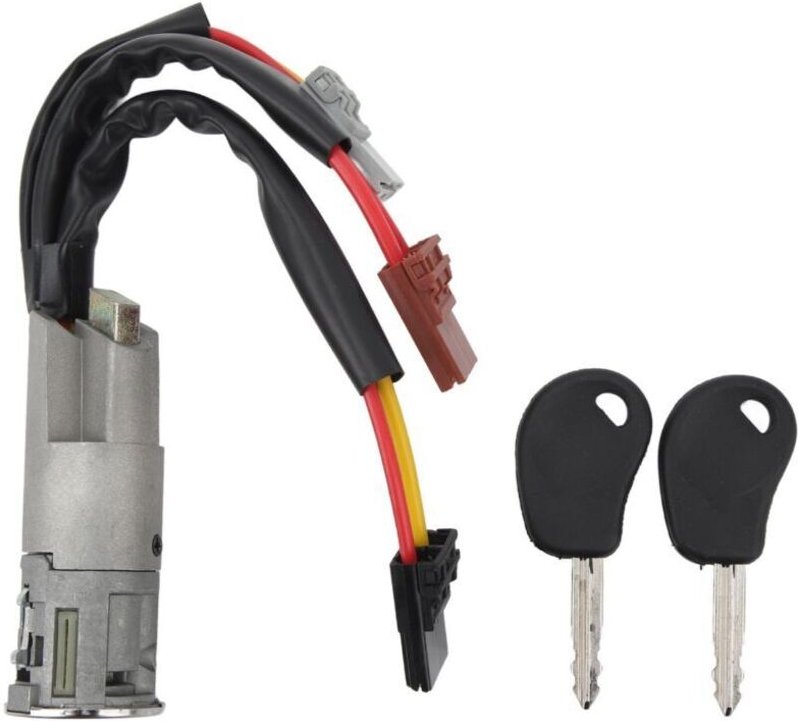 Zündschlosszylinder mit Schlüsseln 252521 als Ersatz für Citroën AX Berlingo Evasion Jumpy Saxo Xantia Xsara