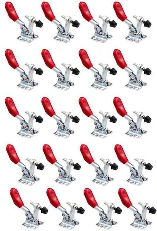 Jeu De 20 Pinces À Bascule Horizontales À Dégagement Rapide Pour Serrage Efficace