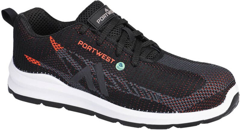 Eco Fly Composite Basket S1ps Sr Fo - Größe 41 - Schwarz/Rot - Portwest