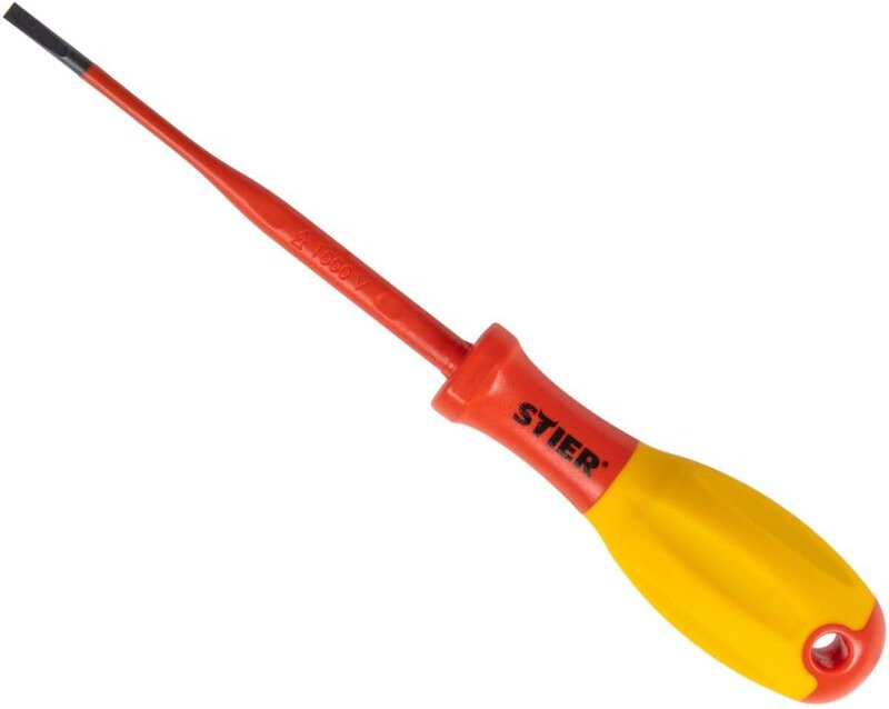 STIER Schlitz-Schraubendreher slimVDE+, 6,5 x 1,2 mm