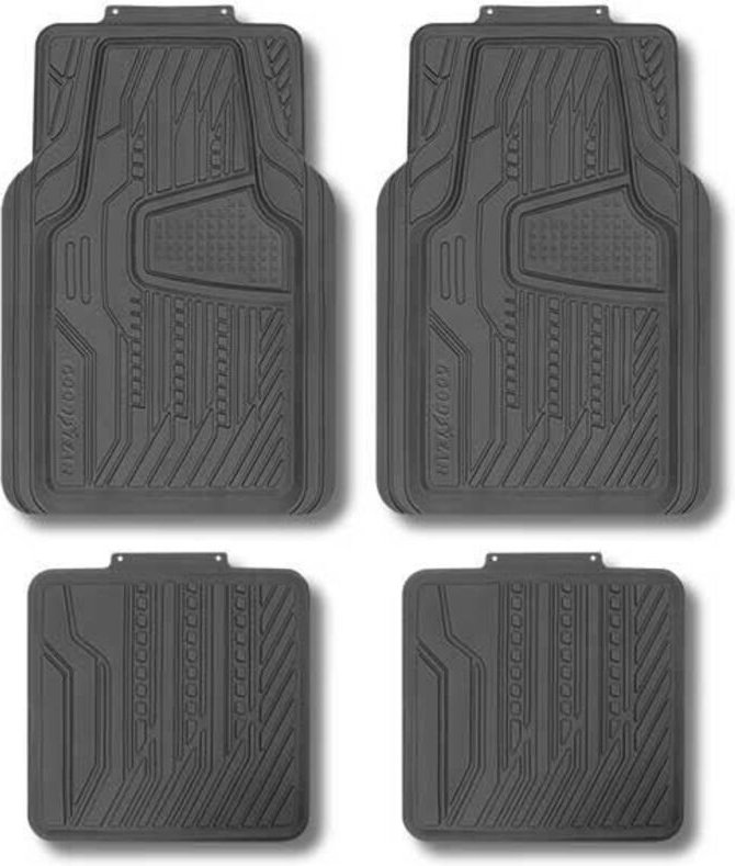 Gummimatte - AMERIKA - Set von 4 - Rutschfest - Strapazierfähig - Universal