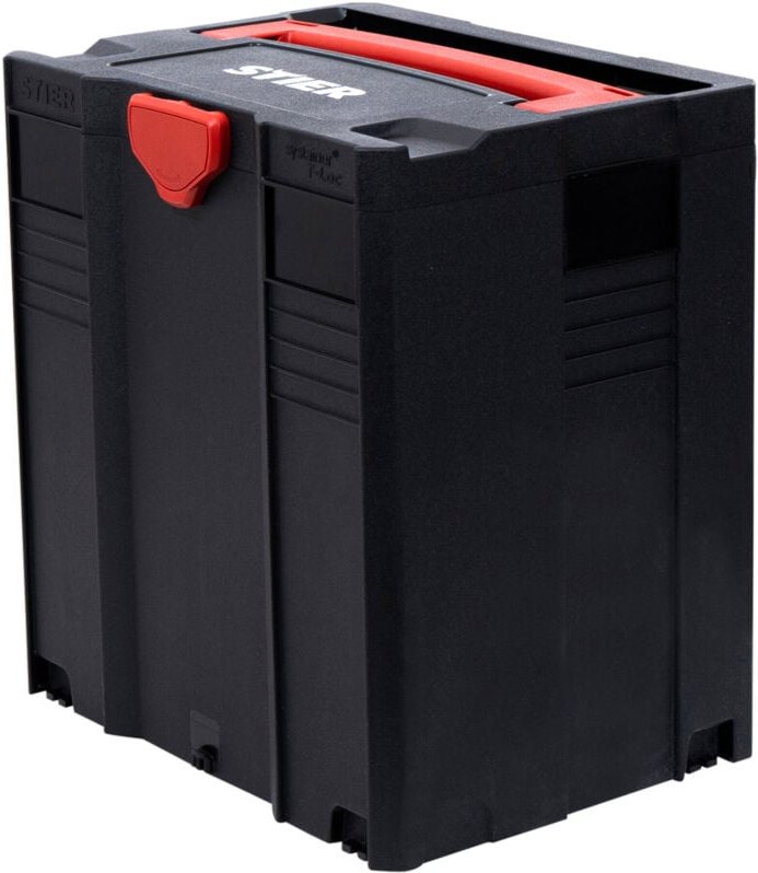 Systainer v t-loc BLACK-Edition, Werkzeugkoffer, 296 x 396 x 427 mm, BLACK-Edition, Transportbox aus stabilem ABS-Kunsts...