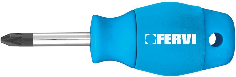 Fervi - Schraubendreher kurzer Kreuz-Nano-Schraubendreher Stk. 2 x 38 mm c885/2038