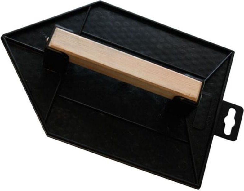 Toolland Reibebrett, Kunststoff, Holzgriff, spitz zulaufend, 270 x 170 mm