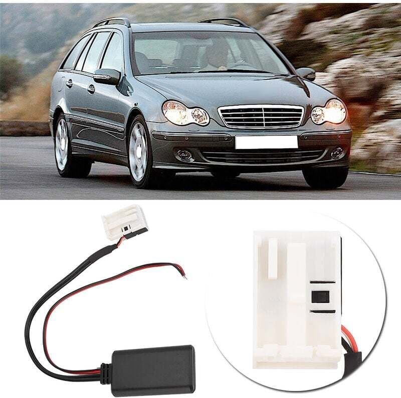 KZQ - 12-poliger Bluetooth-Adapter, Aux-Audiokabel, passend für Mercedes Benz