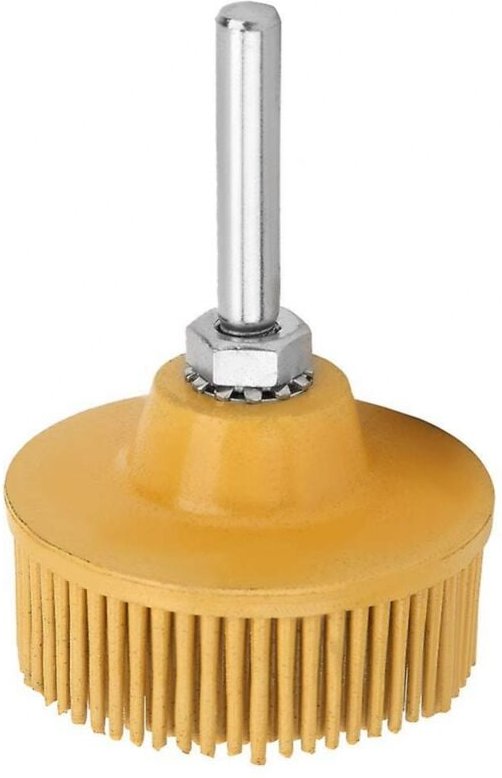 BEBUSINGOTO 2-Zoll-Borstenscheibe, Schmirgelgummi-Schleifbürste, Polierscheibe, Schwabbelbürste zum Entfernen von Graten...