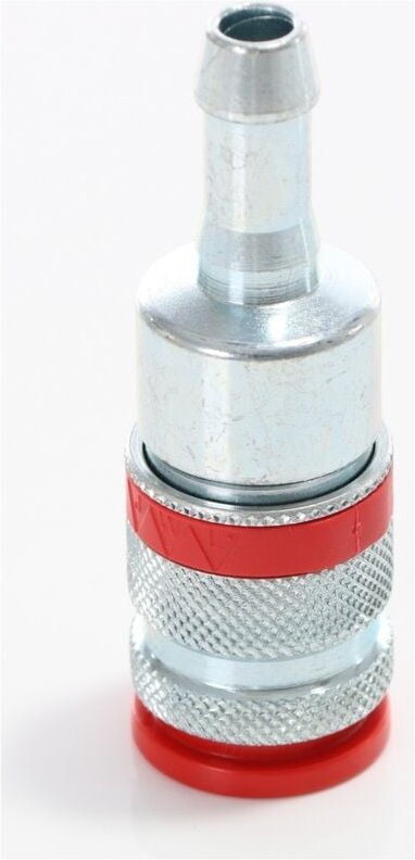 Stahlkupplung jwl Serie 520, dn 7,8, mit Schlauchtülle 10 mm - Elmag