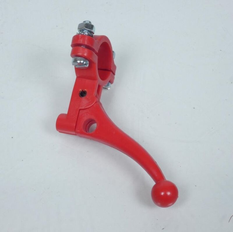 Choke- oder Dekompressionshebel aus rotem Kunststoff für Mopeds