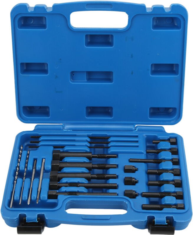 Tbest Glühkerzen-Ausbauwerkzeug-Set, professionelles und robustes Metall-Ausziehset für M10- und M8-Anschlüsse, tragbare...