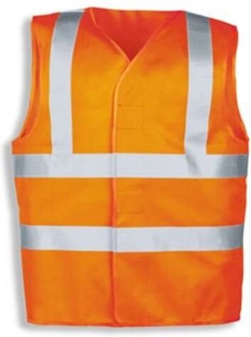 Uvex Protection Flash Arbeitsweste - Warnorange Unisex-Sicherheitsweste - Mit Klettverschluss: XL