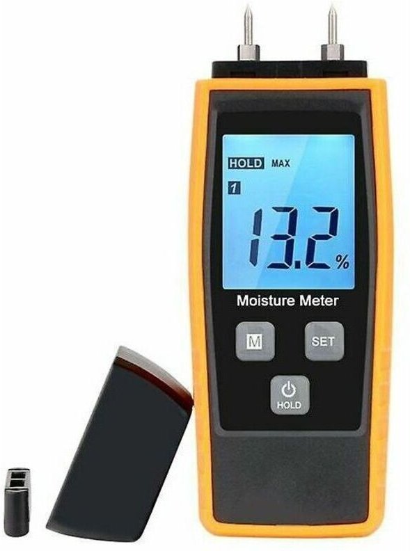 Feuchtigkeitsmessgerät, Feuchtigkeitsmessgerät für Wände und Holz, Lecksuchgerät, Feuchtigkeit, Zementmörtel, Wassergeha...