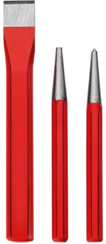 Meißel- Körner- & Durchschläger-Set 3-teilig Körner