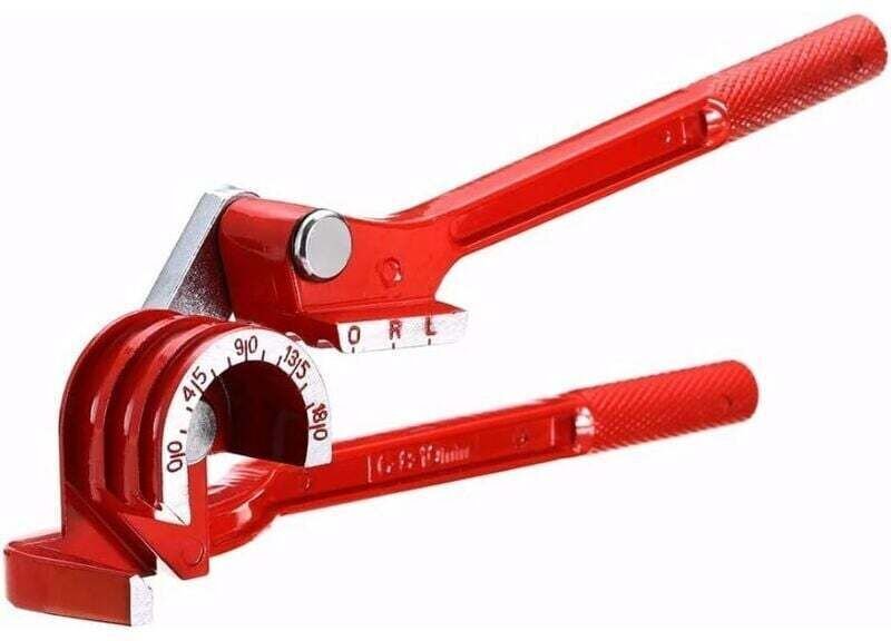 1 Stück 180-Grad-Rohrbiegewerkzeug, Hochleistungs-Rohrbieger aus Aluminiumlegierung, Brems- und Kraftstoffleitungsbiegez...