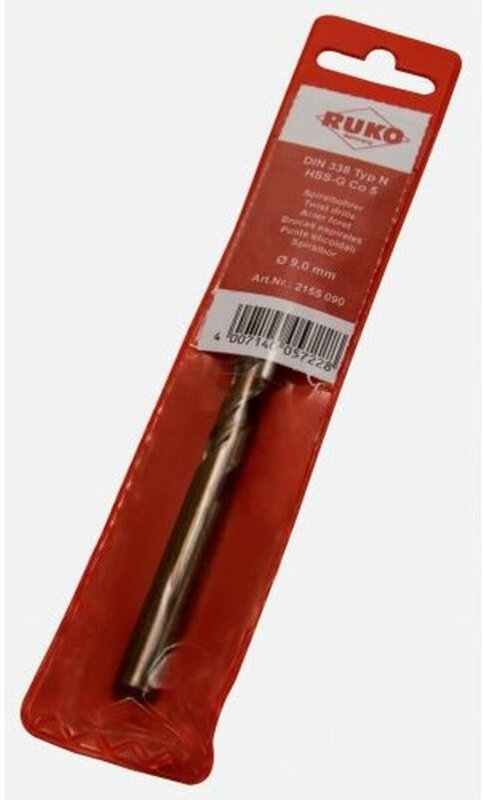 Metallbohrer RUKO 12.5 mm DIN 338 Helicoidal Selbstzentrierend