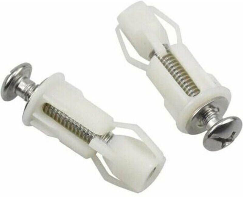 2 Stück WC-Sitz-Spreizschrauben, WC-Sitz-Befestigungsschrauben, WC-Sitz-Befestigungsset, WC-Sitz-Ersatzteile