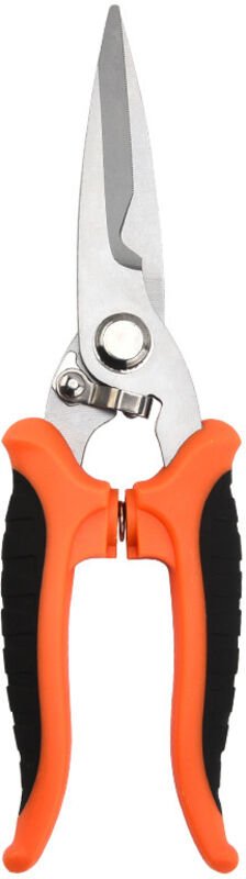 Elektrikerschere aus Edelstahl, Gartenschere für den Außenbereich, Blechschere mit geradem Kopf für Kabel