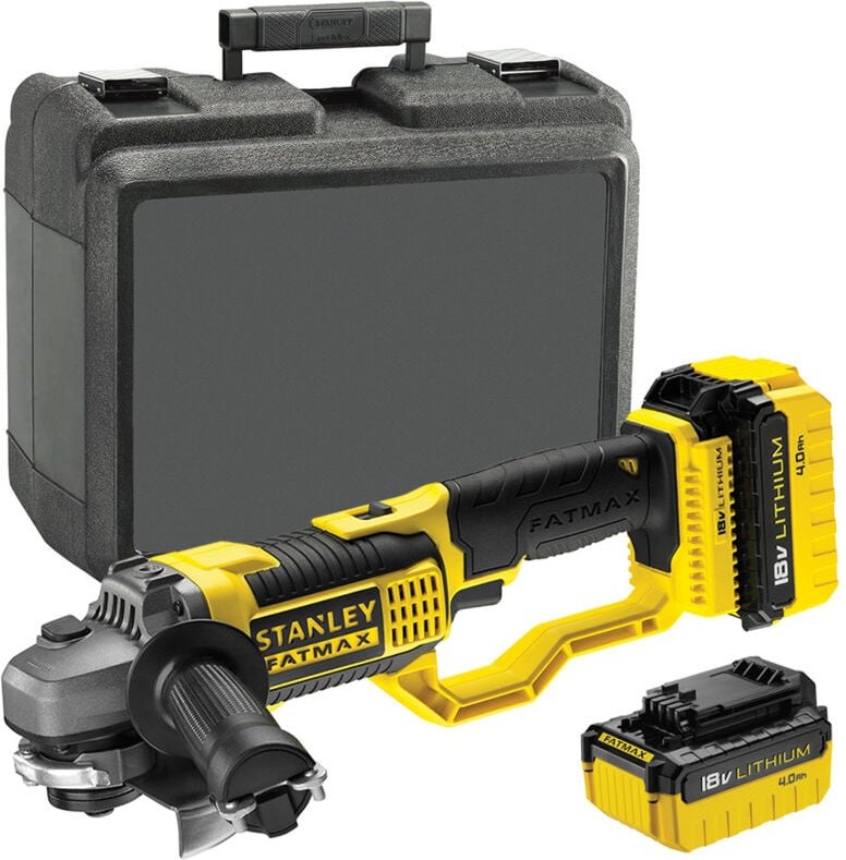 Stanley FMC761M2 Fatmax AKKU EINHAND WINKELSCHLEIFER 125 mm 18V 4Ah mit Koffer