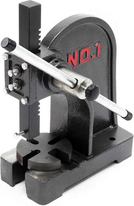 1T Drehdornpresse Werkstattpresse Dornpresse Handhebelpresse Gusseisen 1000 kg Presskraft