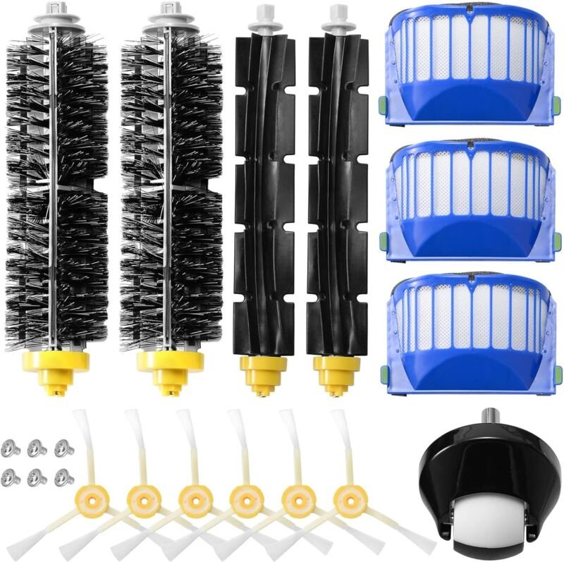 20 Ersatzteile für iRobot Roomba 600 Serie (600, 605, 606, 610, 615, 620, 625, 630, 632, 639, 650, 660, 671, 675, 681, 6...