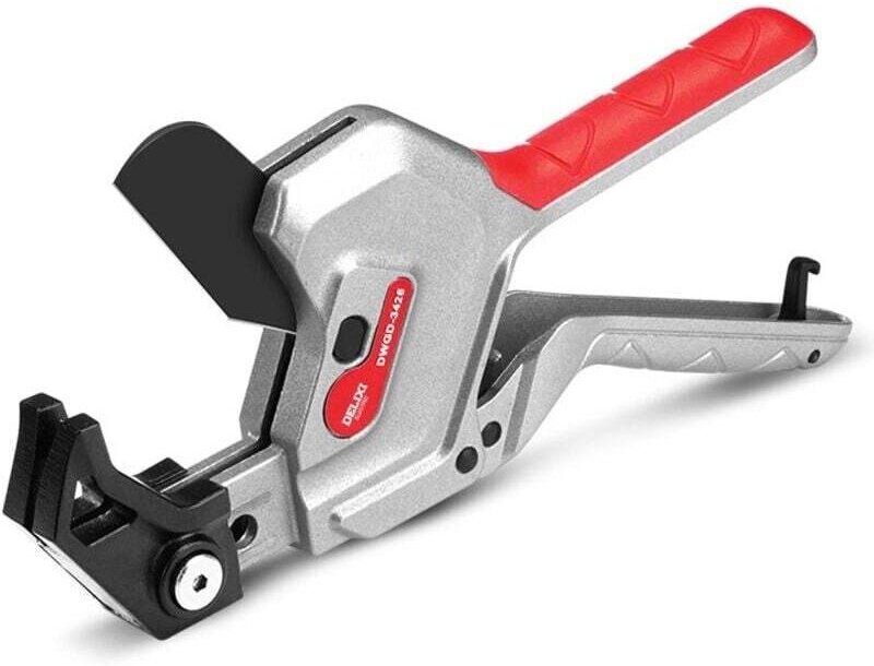 PVC-Rohrschneider, 3 Geschwindigkeiten, Schnittkapazität bis zu 63 mm, robustes Ratschenwerkzeug für PVC-, PPR-, PE-, PE...