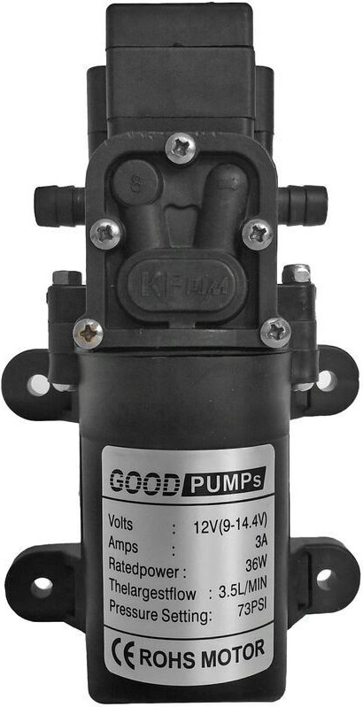 12V DC Hochdruck-Membranpumpe, Frischwasserpumpe, intelligente Sprühpumpe für Wohnmobile und Campervans