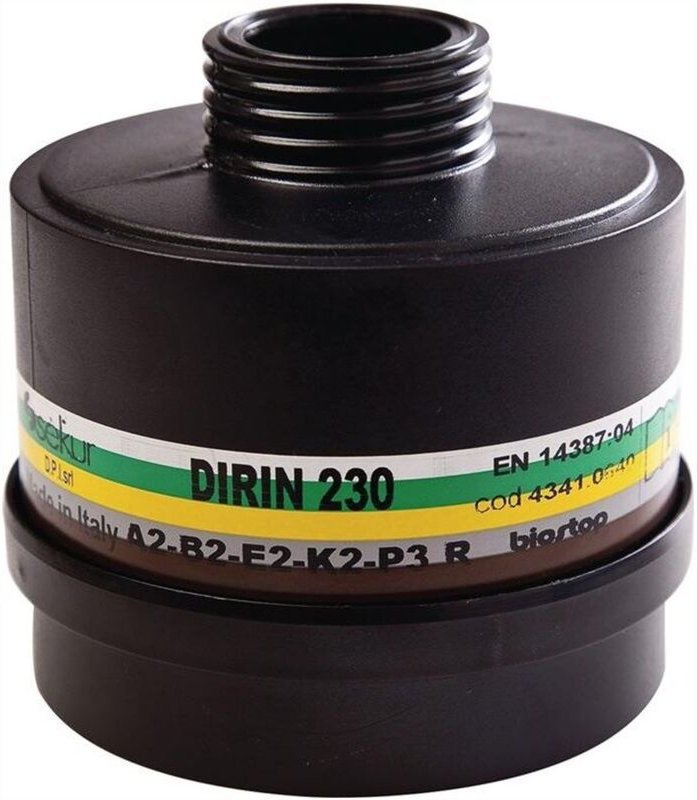 Mehrbereichskombifilter dirin 230 A2B2E2K2-P3R d en 14387 passend für 4000 370 800, 4000 370 829