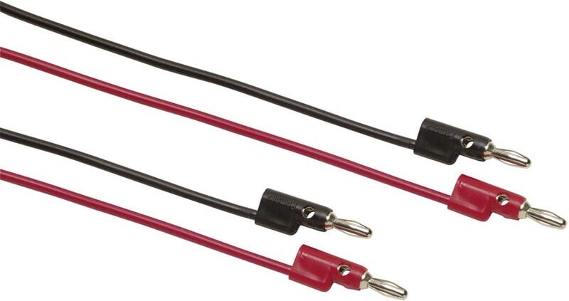 Fluke - TL930 Messleitungs-Set Bananenstecker 4 mm Bananenstecker 4 mm 0.60 m Rot, Schwarz 1 St.