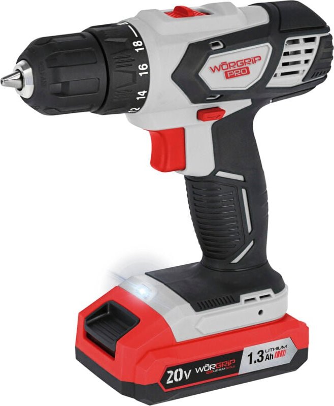 Wōrgrip Bohrschrauber 20V Akku 1,3Ah