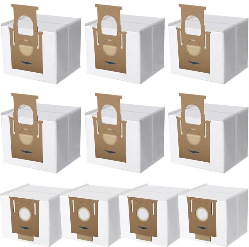 10 Staubsaugerbeutel, kompatibel mit ECOVACS DEEBOT N8+, N8 Pro, N8 Pro+, T8, T8+, T8 AIVI, T8 AIVI+, T8MAX, T8Power, T9...