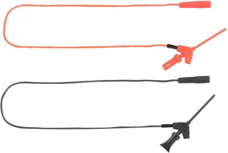 Prüfhaken, Bananensteckerbuchse 2 Stück P1511B 2 mm, Prüfleitung, Prüfklemmen-Set, hohe Präzision und Stabilität