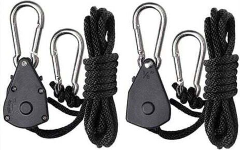 2 verstellbare 1,8-Zoll-Rollen, Kunststoffrollen zur Seilaufhängung beim Klettern