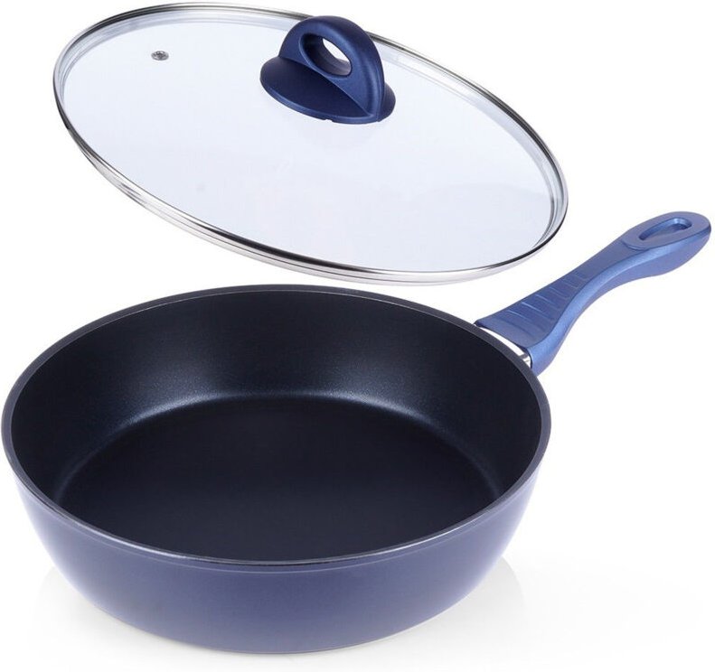 Diamond Antihaft-Bratpfanne mit Glasdeckel DIAMANT 28 cm