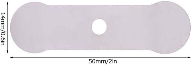 Plaque de Valve Compresseur d'Air 20 Pièces Silencieux Sans Huile Accessoires Aluminium 14x50mm