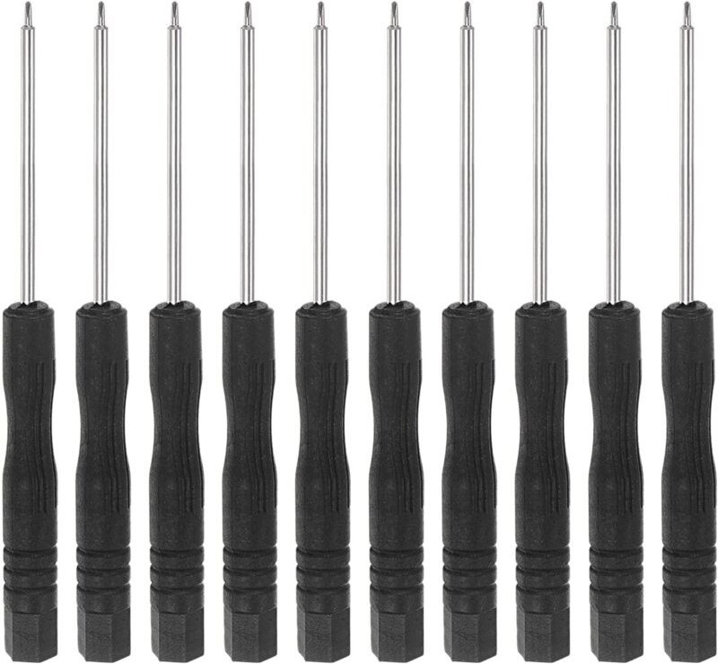 Mini-Kreuzschlitzschraubendreher für die Reparatur von Uhrengläsern, 10 Stück