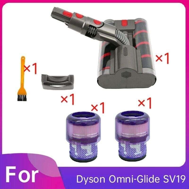 Ersatzteile für den Omni-Glide SV19 Staubsauger: weiche Walzenreinigungsdüse und Doppelbürste