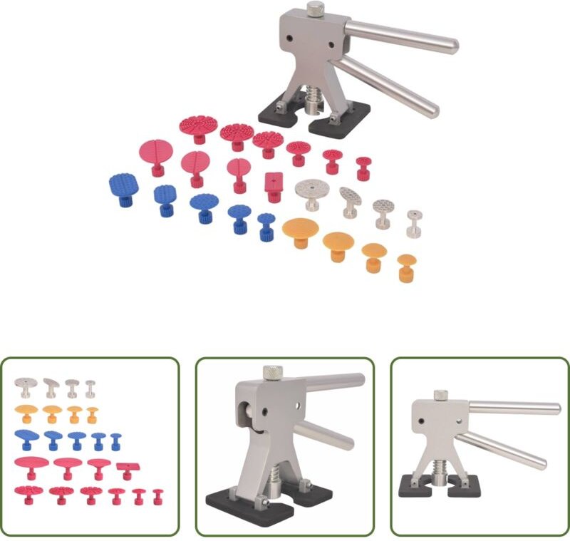 Lackreparatur - 24-teiliges Lackreparatur Dellenheber Set Edelstahl