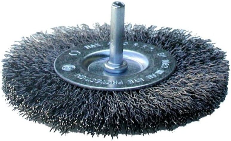100 mm flache rotierende Drahtbürste OUTIFRANCE