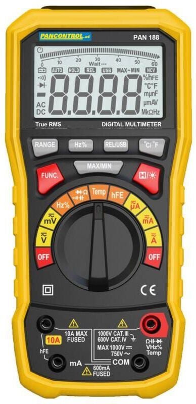 Pancontrol Profi-Digital-Multimeter pan 188 True rms