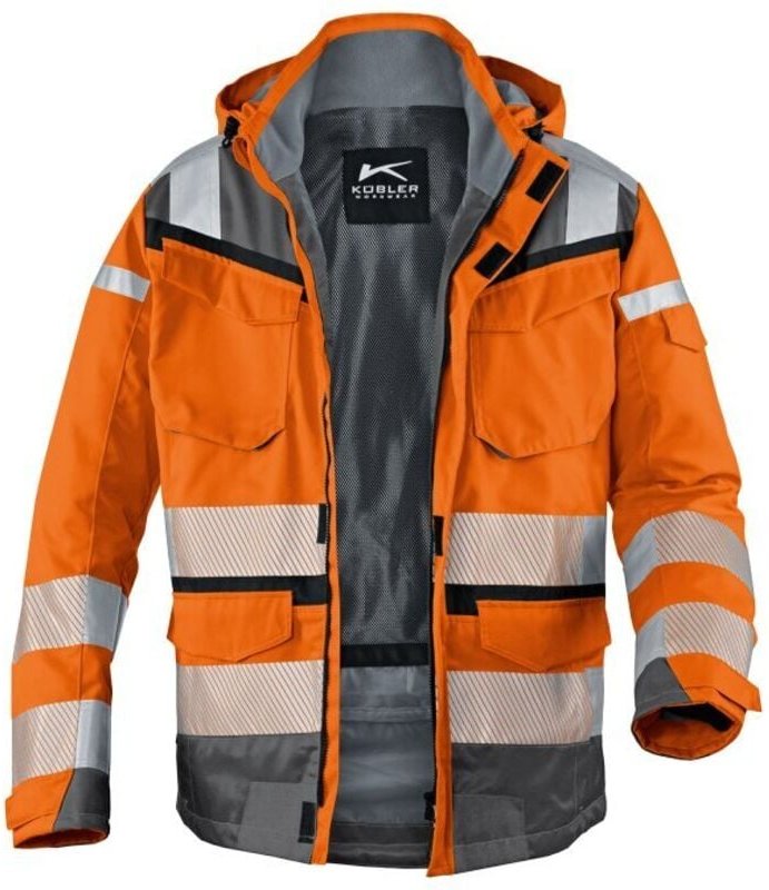 Kübler Workwear - Kübler Wetterjacke reflectiq sympatex psa 2 warnorange/anthrazit Gr. 4XL