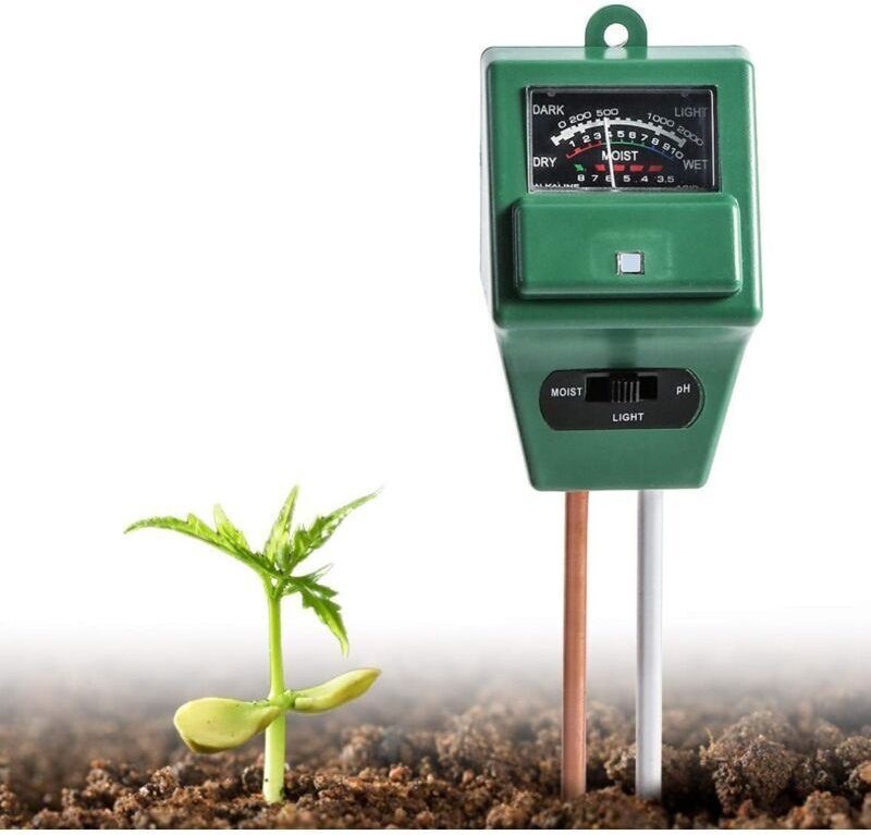 Digitales pH-Bodenmessgerät, pH-Sensor, Sonnenlicht- und Feuchtigkeitssondenmessgerät, pH-Bodentest-Sets, Testfunktion f...