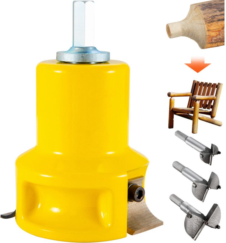 Mophorn Zapfenschneider, 3,8 cm Durchmesser, hochwertiges Möbelwerkzeug aus Aluminium und Stahl mit doppelt gebogenen Kl...