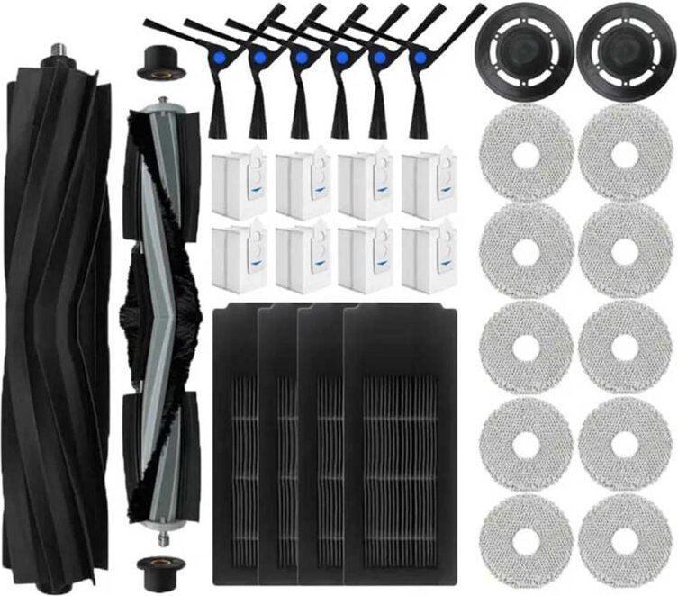 Für X2 Omni / Pro Befestigung Wichtigsten Seite Pinsel Abdeckung Hepa-Filter Mopp Tücher Staub Tasche Ersatzteile