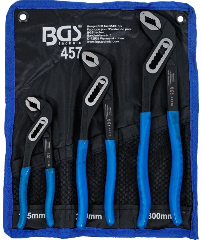 Bgs Technic - Wasserpumpenzangen-Satz 3-tlg.