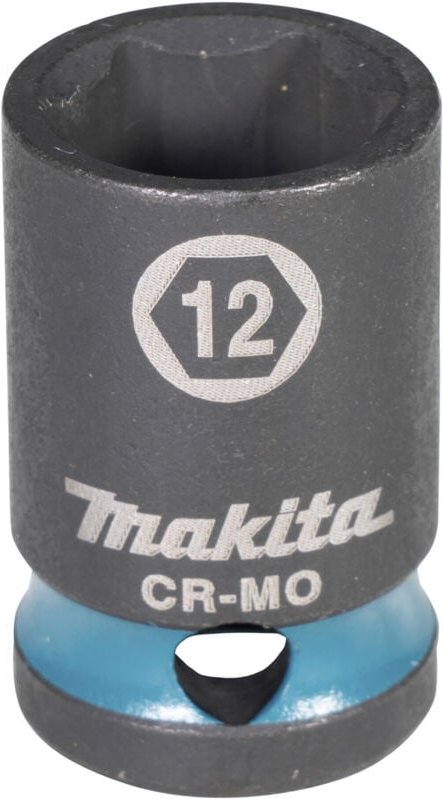 E-15936 Steckschlüssel 3/8" SW12 Impact Black kurz - Makita