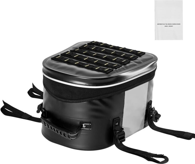 Mophorn Motorrad-Hecktasche 28 L wasserdicht, Rücksitztasche für Motorradgepäck, Aufbewahrungstasche mit Fächern & verst...